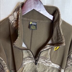 Realtree Men's Camouflage Zip Up Sweater